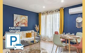 Amja Proche Clinique Saint-Roch Apt 3 Chambres 3 Salles De Bain Parking Gratuit Ideal Famille Groupe Coworking 10 Min Centre Ville 10 Min Plage 5 Min Sortie Autoroute